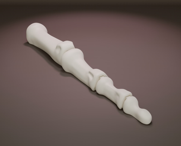 Bone Finger - Articulated Keychain Toy - thumbnail 6